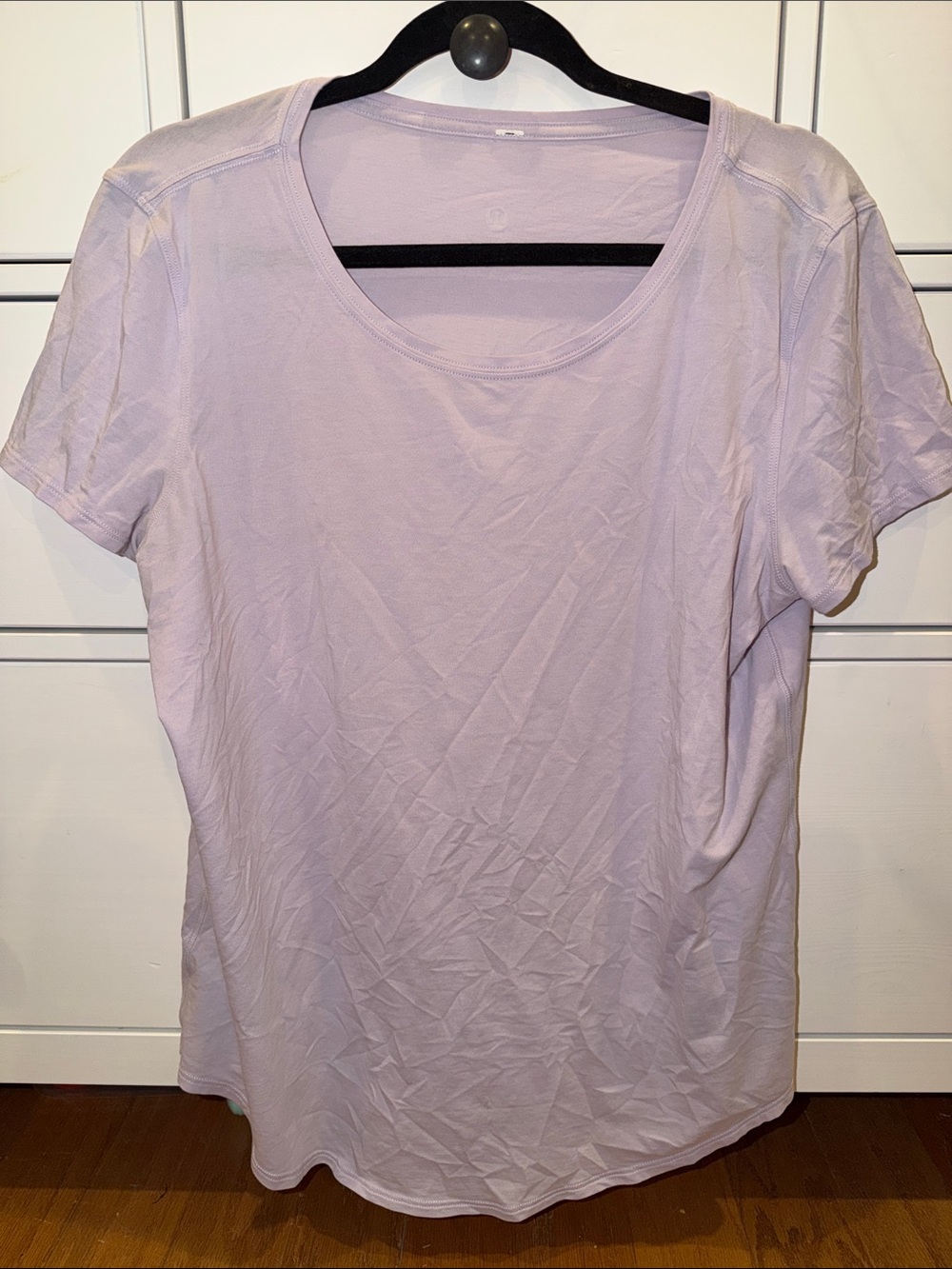 lululemon athletica Light Lavender Short Sleeve Crew Tee